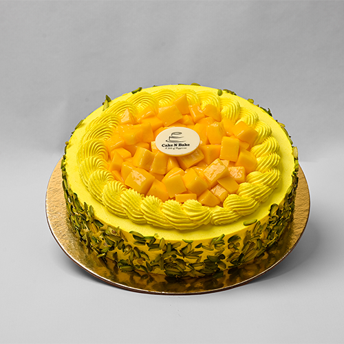 Eggless Fresh Mango  Sponge Cake 1kg
