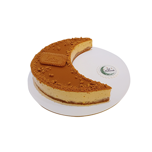 Eid Special Moon Shape Lotus Cheese Cake