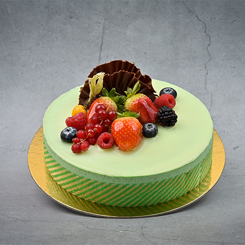 Pistachio Sponge cake 1 kg 6 to 8 Portions