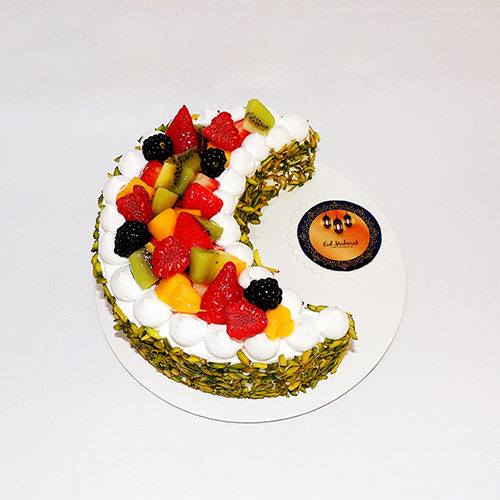 Eid Mubarak Fresh Mix fruit Moon Cake