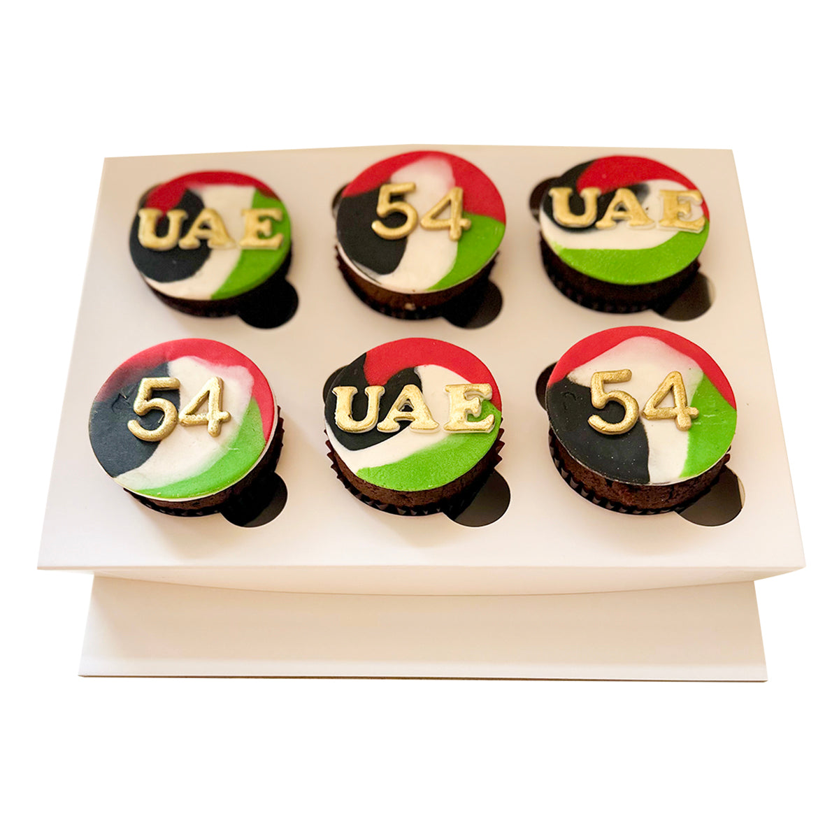 UAE 54  cupcakes - 6pcs
