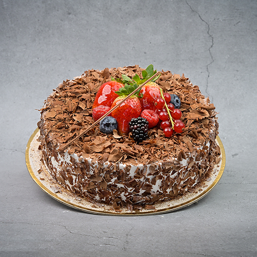 Black Forest Sponge  cake 1 kg 6 to 8 Portions