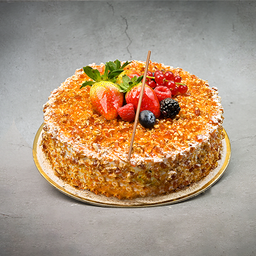 Butter Scotch Sponge cake 1 kg 6 to 8 Portions
