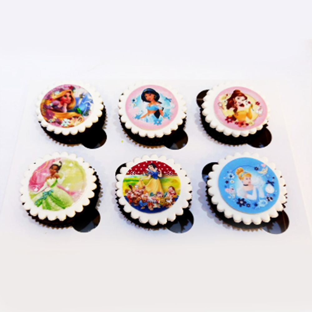 Disney Princess Themed Cupcakes