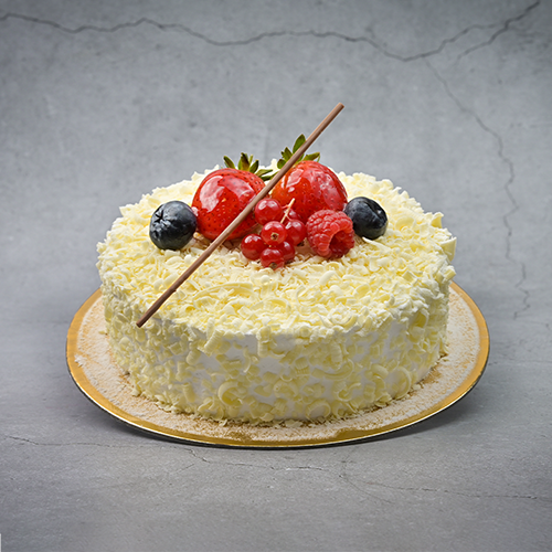 White Forest Cake 500gm 4 Portions