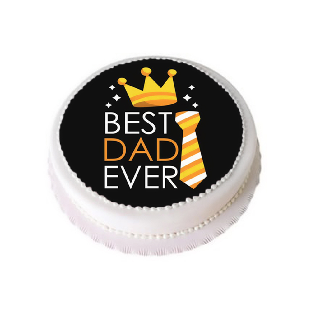 Best Dad Ever Edible Picture Cake