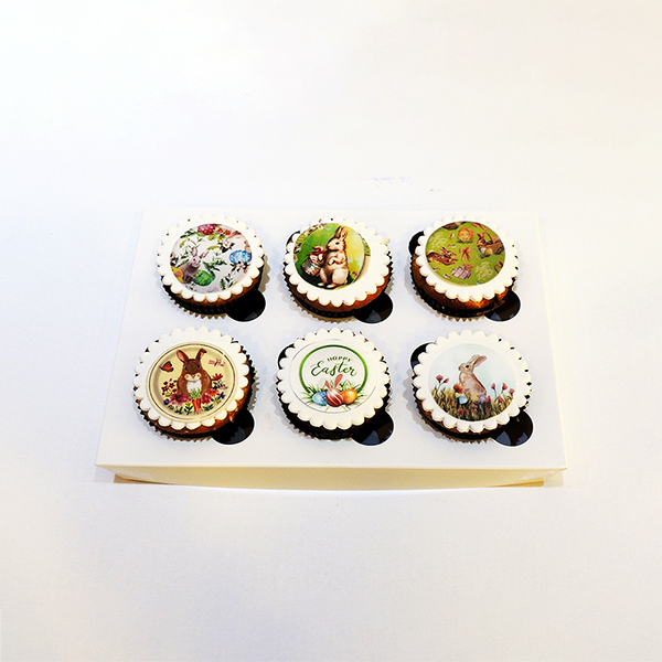 Customized Easter Theme Picture Cupcake