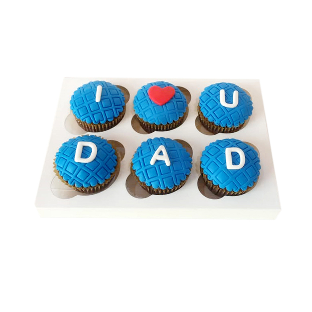 I Love You Dad Customized Cupcakes – 6 Pcs