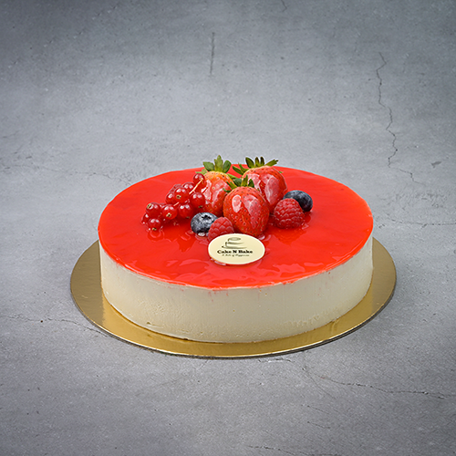 Strawberry Cheese cake 1 kg 6 to 8 Portions