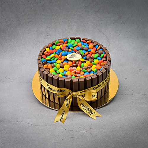 KitKat Gems Chocolate  Sponge Cake 1.5 kg 10 to 12 Portions